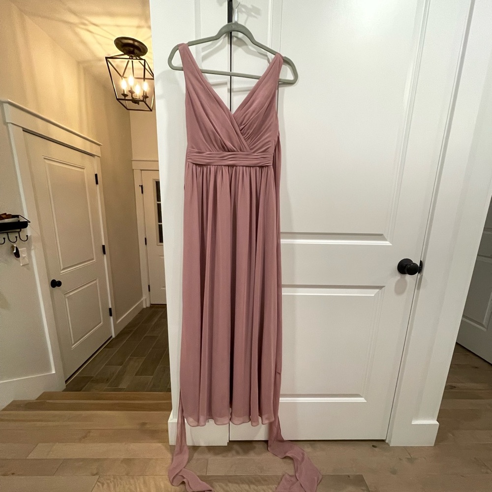 Dusty Mauve Bridesmaid Dress